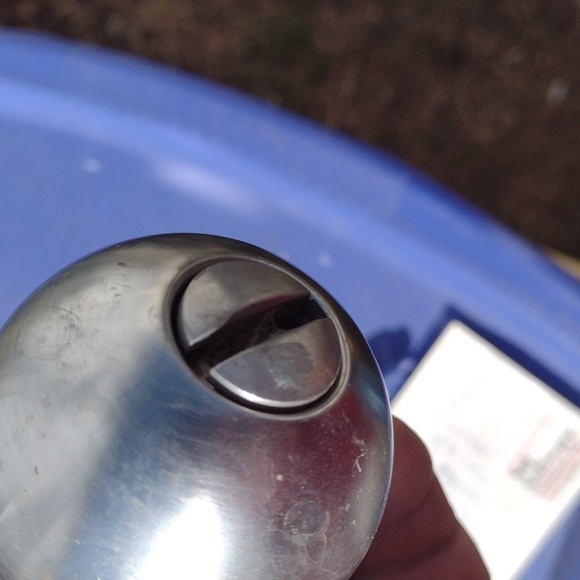 Silver Stainless steel Keyless Bedroom Door Lock - Picture 3 of 3